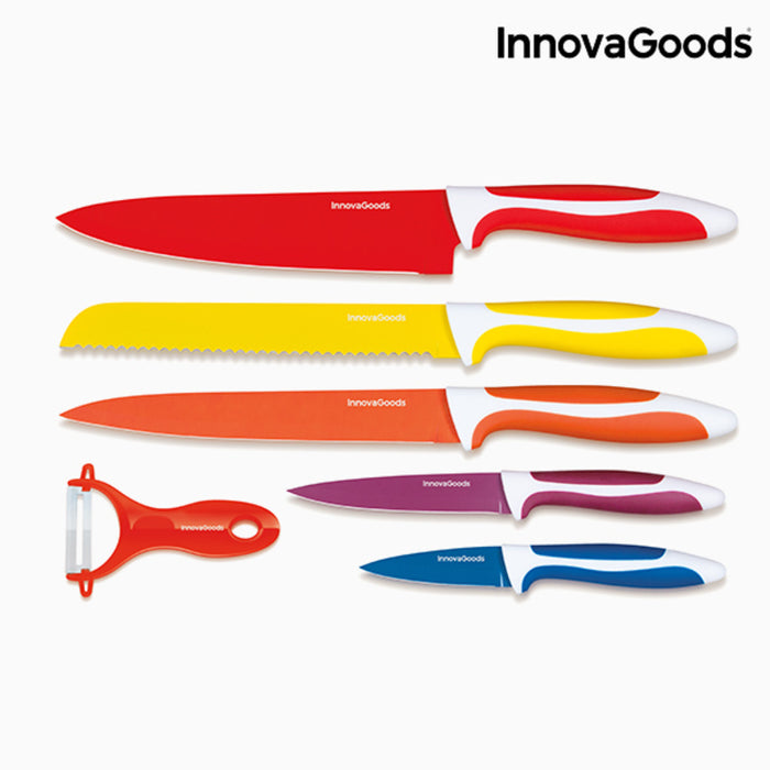 Messerset InnovaGoods Edelstahl (38 x 24 x 3 cm) (Restauriert A+)