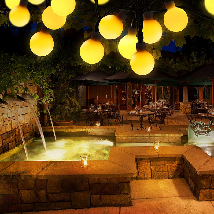Solar lichterkette Aussen, 11M 60 LED Solar Lichterkette Außen/Innen LED Solarlichterkette mit 8 Modi IP65 Wasserdicht, für Garten Balkon Room Tor Hof