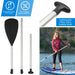 Stand Up Paddling Board Aufblasbar Set, Sup Board Surfbrett mit Paddel 320cm L x 80cm W x 15cm H Fitness Yoga Board bis 150kg