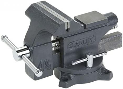 Stanley Schraubstock (schwere Ausführung, 85 mm Ausladung, 100 mm Spannweite, 1400 kg Spannkraft)