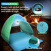 Strandmuschel UV-Schutz 50+ | 2-3 Personen Strandzelt | Pop-up Wasserdicht tragbar Wurfzelt | Beach Zelt für Familie Camping Garten Strand