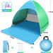 Strandmuschel UV-Schutz 50+ | 2-3 Personen Strandzelt | Pop-up Wasserdicht tragbar Wurfzelt | Beach Zelt für Familie Camping Garten Strand
