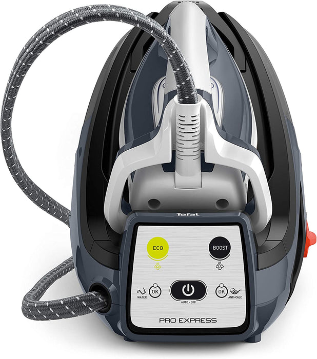 Tefal Pro Express Dampfbügelstation |7,5 bar| 1,6 L Wassertank-Fassungsvermögen | Anti-Kalk-Kollektor|120 g/Min. konstante Dampfmenge