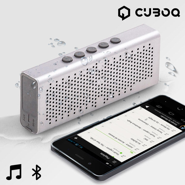 CuboQ Metal Waterproof Bluetooth Lautsprecher