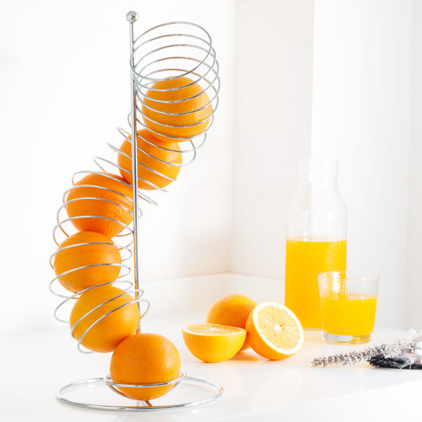 Spiralförmige Obstschale