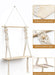 Wandregal Holz Regal Wand Boho Deko Hängeregal Makramee Wanddeko Balkon Badezimmer Wohnzimmer Handgewebte Schweberegal