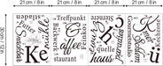 Wandtattoo Küche Sprüche Kaffeehaus Küche Schlemmerparadies Schwarz Wandaufkleber Zitate Küchendeko Kaffee Esszimmer Wanddeko
