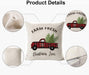 Weihnachten Kissenbezug 4 Pack,Winter dekokissen,Dekor Kissenhülle,Kissenbezug Weihnachten 45x45,kissenhülle Home bunt,Leinen Dekokissen,Schlafzimmer Dekokissen