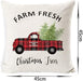 Weihnachten Kissenbezug 4 Pack, Winter dekokissen, Dekor Kissenhülle, Kissenbezug Weihnachten 45x45,kissenhülle Home bunt, Leinen Dekokissen
