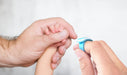 Nagelpflege für Babys | Praktisches Babypflege-Set für Neugeborene ab 0 Monate | Geschenkidee für werdende Mütter | 18 Einwegfeilen, blau