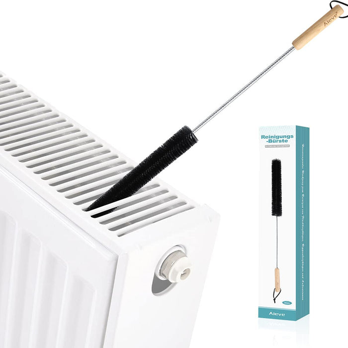 Heizkörperbürste, 80cm Heizungsbürste Heizkörper Reinigungsbürste Bürste Reiniger Reinigung Werkzeug für Heizung Heizungkörper