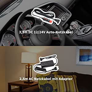Alpicool C20 20 Liter Kühlbox 12v Mini Kühlschrank klein elektrische Camping Gefrierbox Tragbare für Auto, LKW, Boot, RV und Steckdose, -20℃-20℃