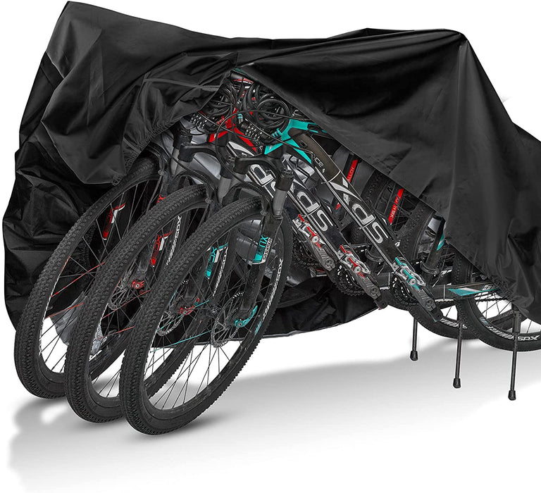 Fahrradabdeckung Abdeckplane, 210D Oxford-Gewebe Fahrrad Schutzhülle Fahrradgarage mit Abschließbar Loch für 29 Zoll Universal Fahrrad Mountainbikes
