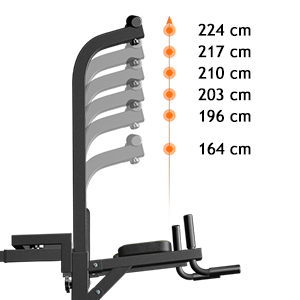 Power Tower Dip Station Klimmzugstange für Krafttrainingsgeräte für das Heim-Fitnessstudio. Ladekapazität bis zu 200KG.