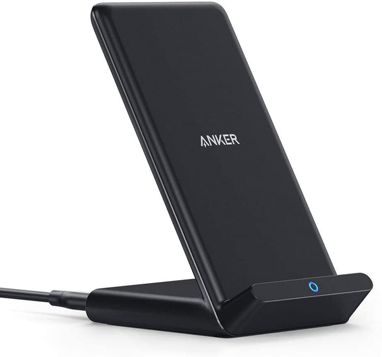 313 Kabelloser Ladeständer, Geeignet für iPhone 12, 12 Mini, 12 Pro Max, SE, 11, 11 Pro, 11 Pro Max, XR, XS Max, Schnellladefunktion Galaxy S20, S10