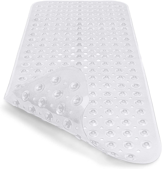 Badewannenmatte Duschmatte Antirutschmatte Badewanne Badewanneneinlage für Kinder Baby, Badematte rutschfest mit Saugnapf Extra Lang 100x40cm