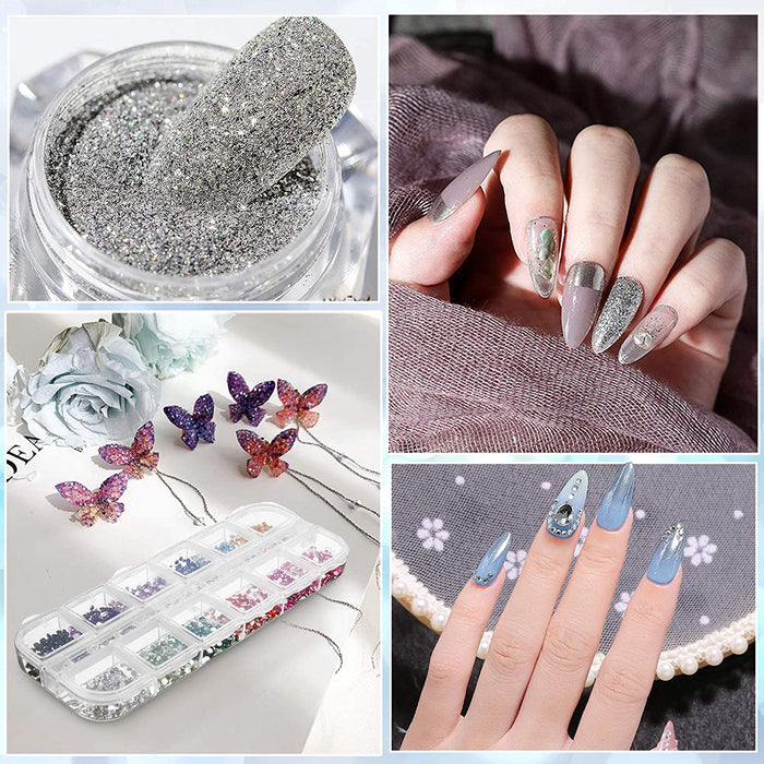 Gel Nägel Nagelverlängerung, UV Nagellack UV Farbgel mit Überlack Unterlack Gel Quick Extension Building Gel Nagel Verlängerung, Gel Nägel Starterset