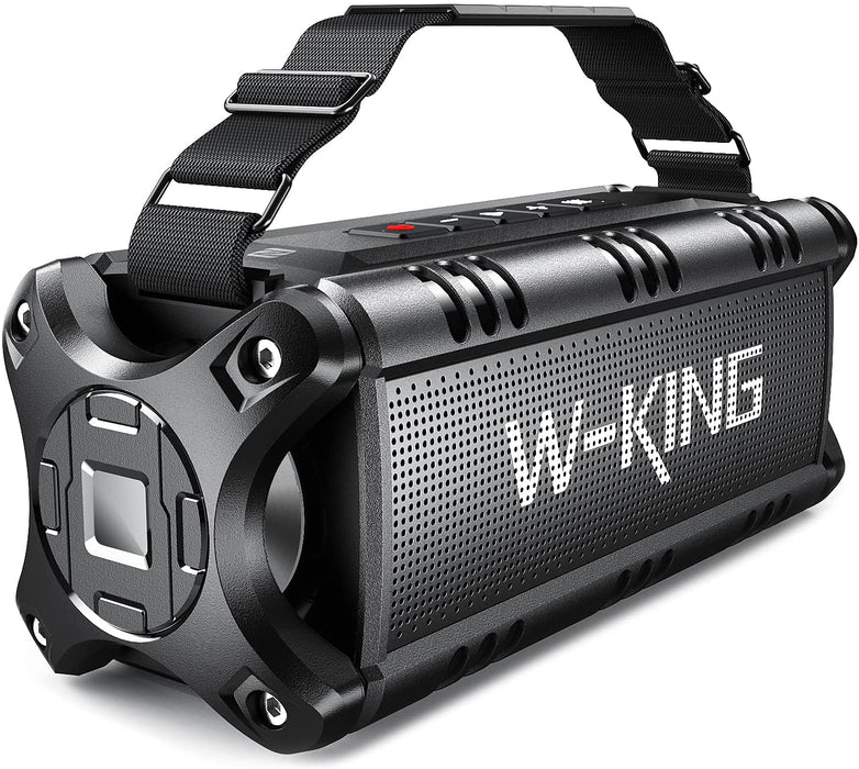 50W Bluetooth Lautsprecher, Super Laut Outdoor Lautsprecher Wasserdicht IPX6, Druckvoller Bass Kabelloser Lautsprecher Bluetooth 5.0 mit Powerbank