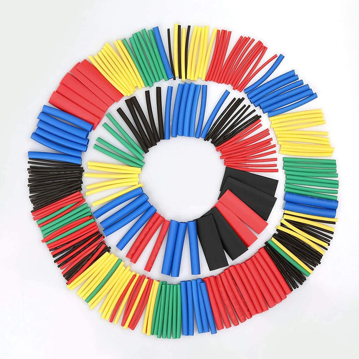 560-tlg Schrumpfschlauch Set, Eventronic Schrumpfschläuche Sortiment Verhältnis 2:1 Schrumpfschlauch mit 12 Verschiedene Größen Heat Shrink Tube