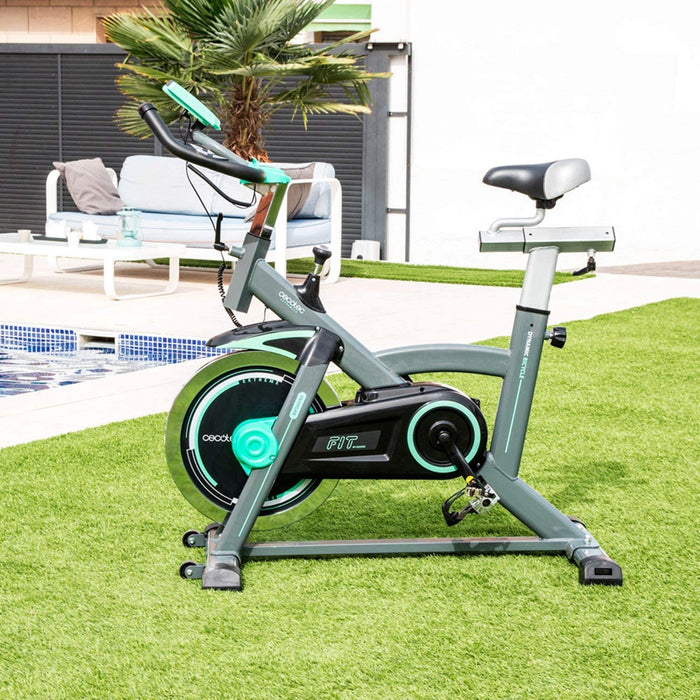 Extreme 20 Fahrrad 20 kg Schwungrad, Herzfrequenzmessgerät, LED-Bildschirm, Stabilisator, SilenceFit Hometrainer - Heimtrainer Fahrrad - Standfahrrad
