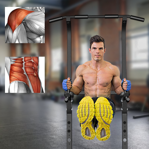 Power Tower Dip Station Klimmzugstange für Krafttrainingsgeräte für das Heim-Fitnessstudio. Ladekapazität bis zu 200KG.