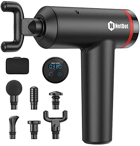 Massagepistole, Muskel Massagepistole für Sportler, Schlagzeug Massagegerät gegen Muskelkater und Schmerzlinderung