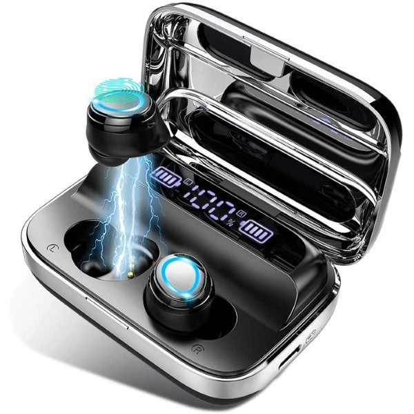Bluetooth in Ear Headset 5.0 I09 C5YC Schwarz (Refurbished C)