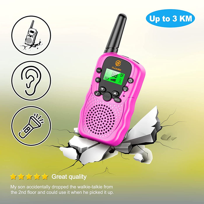 Geschenke für Mädchen 3-10 Jahre, Walki Talki Kinder ab 3-10 Spielzeug für Mädchen 3 4 5 6 4 8 9 Jahre Geschenk Mädchen 3-12 Jahre Spiele ab 4 Jahren