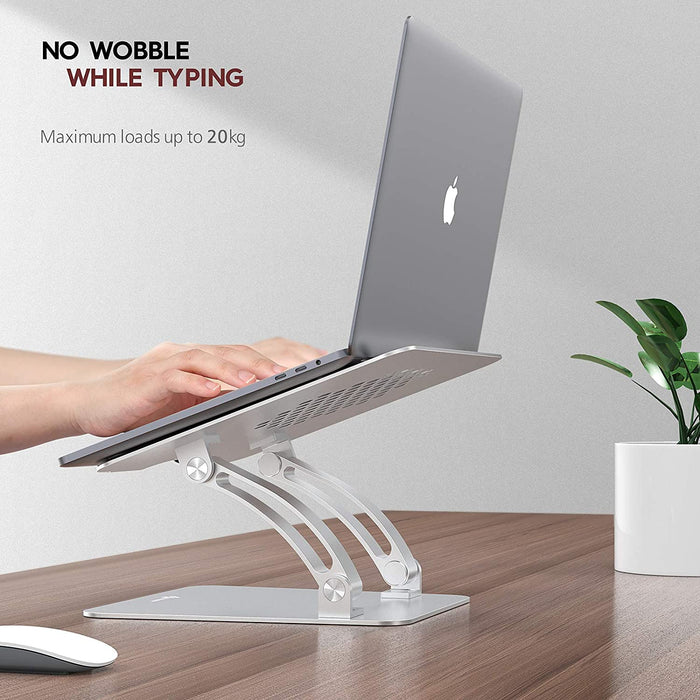 Laptop Ständer, Ergonomisch Notebook Ständer, Einstellbar Laptop Halterung Höhenverstellbar, Kompatibel für MacBook Pro/ Air, Dell, HP, Samsung