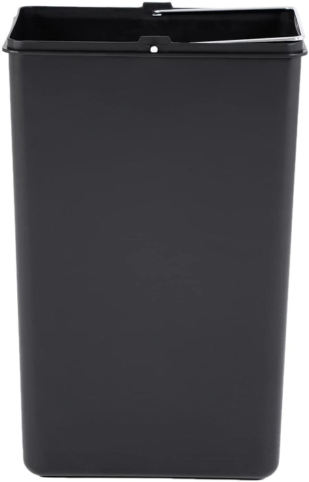 Mülleimer für die Küche, 30 L, Abfalleimer aus Metall, Mülltrennung, Treteimer mit Inneneimern und Griffen, 2 x 15 Liter, Softclose, luftdicht