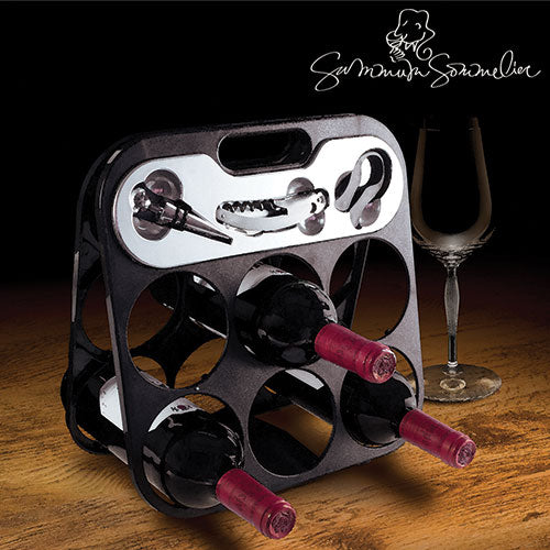 Summum Sommelier Flaschenregal mit Weinzubehör