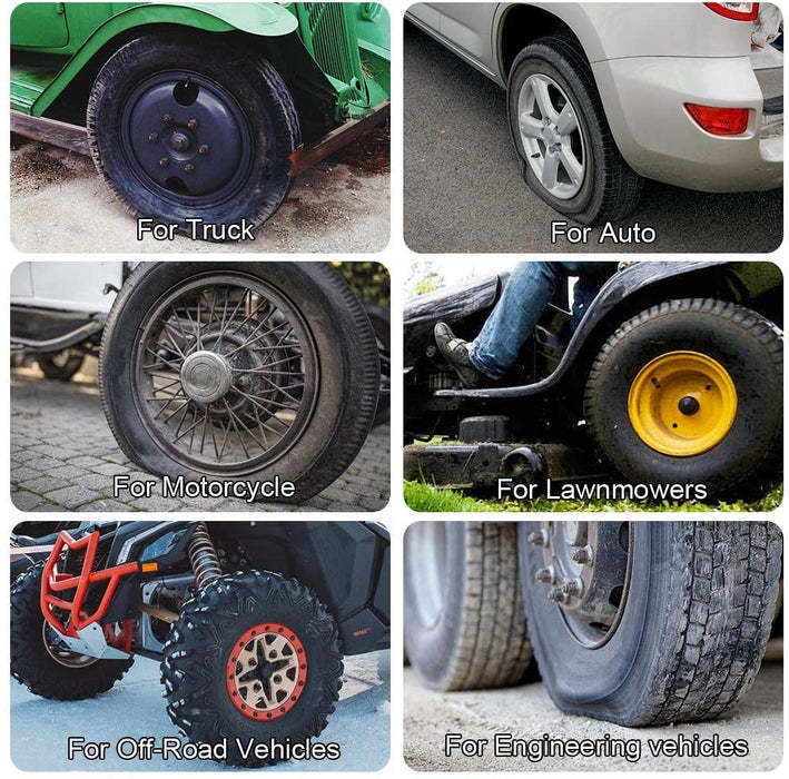 Reifen Reparaturset, Heavy Duty Reifenreparaturset Auto- 67 Stück Set für Motorrad, ATV, Jeep, LKW, Traktor Flat Reparatur Set
