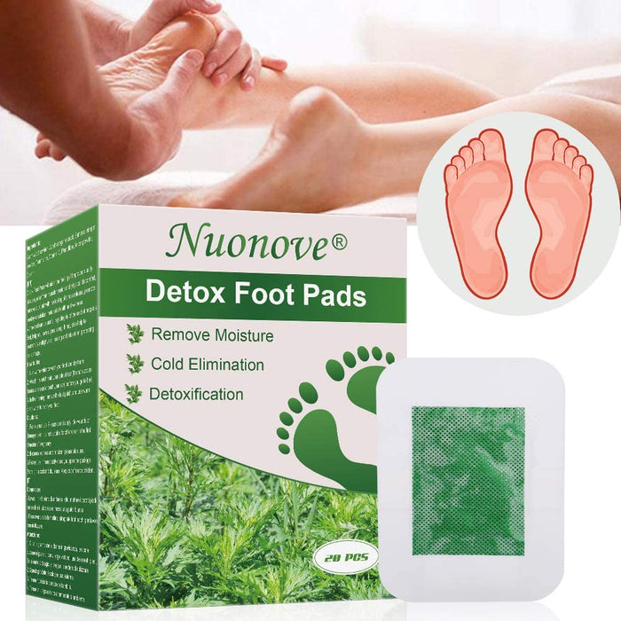 Detox Fußpflaster Vitalpflaster Fusspflaster Wormwood Foot Patch Fördern die Durchblutung, Lindern Schmerzen und Verbessern den Schlaf