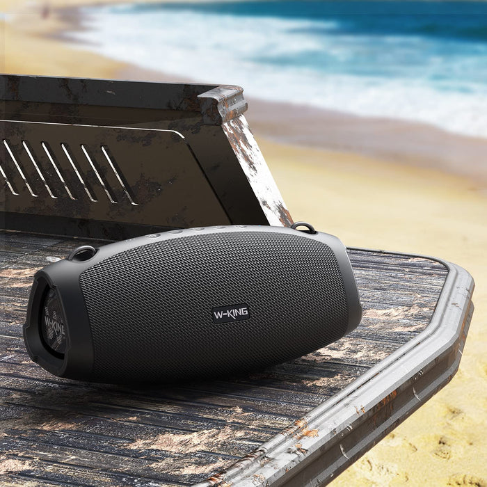 70W Bluetooth-Lautsprecher mit Super-Bass, Bluetooth 5.0, 13200-mAh-Akku, IPX6 wasserdicht, TF-Karte, lautes kristallklares Audio, Mikrofon