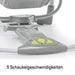 Zusammenklappbare & tragbare Babyschaukel, 5 Schaukelgeschwindigkeiten, 8 Melodien, 3 Naturgeräusche, Lautstärkeregulierung