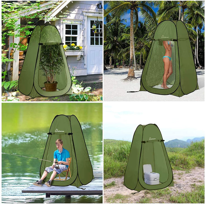 Pop up Toilettenzelt Umkleidezelt, Camping Duschzelt Outdoor Mobile Toilette Umkleidekabine Lagerzelt