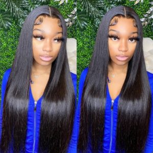 perruque lisse afro