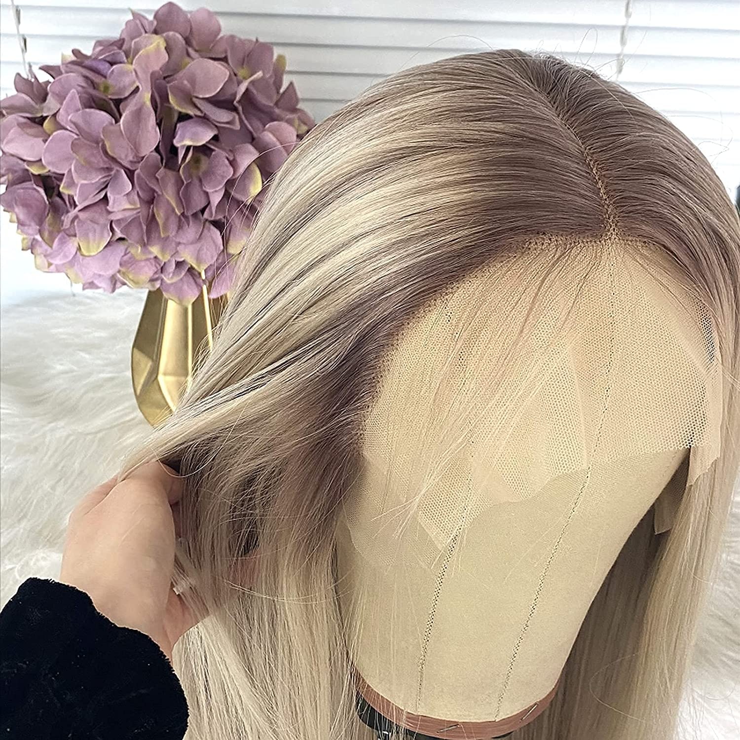 Perruque blond cendré Perruque blond cendré