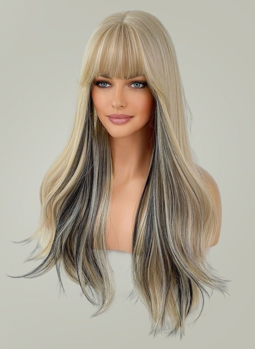 Perruque synthétique blonde Perruque synthétique blonde