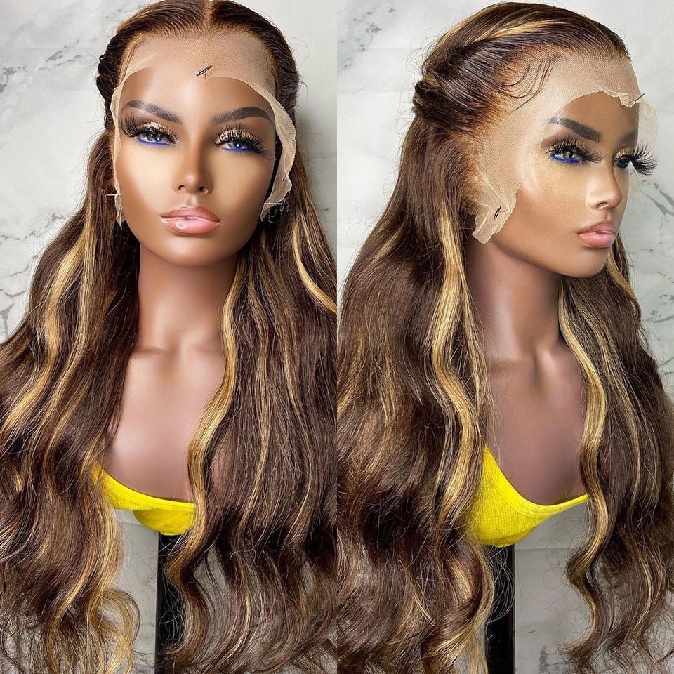 Perruque Lace Frontal marron Perruque Lace Frontal marron
