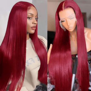 perruque afro bordeaux